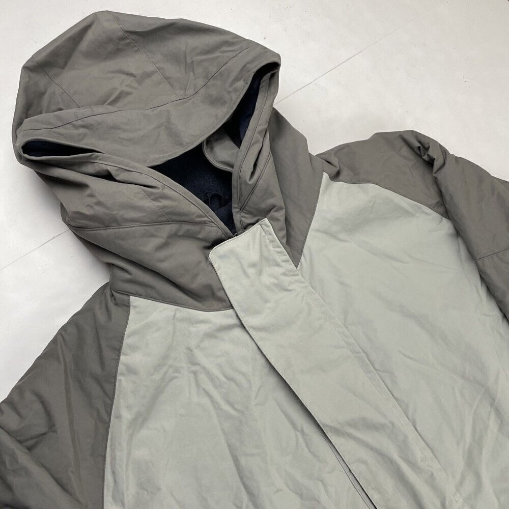 Nautica Sports Classic NS 83 Mens Size XL Fleece Lined Two Tone Coat Full Zip